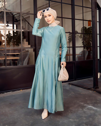 MINOR DEFECT MARINA MIDI DRESS (TURQUOISE)