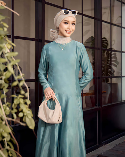 MINOR DEFECT MARINA MIDI DRESS (TURQUOISE)