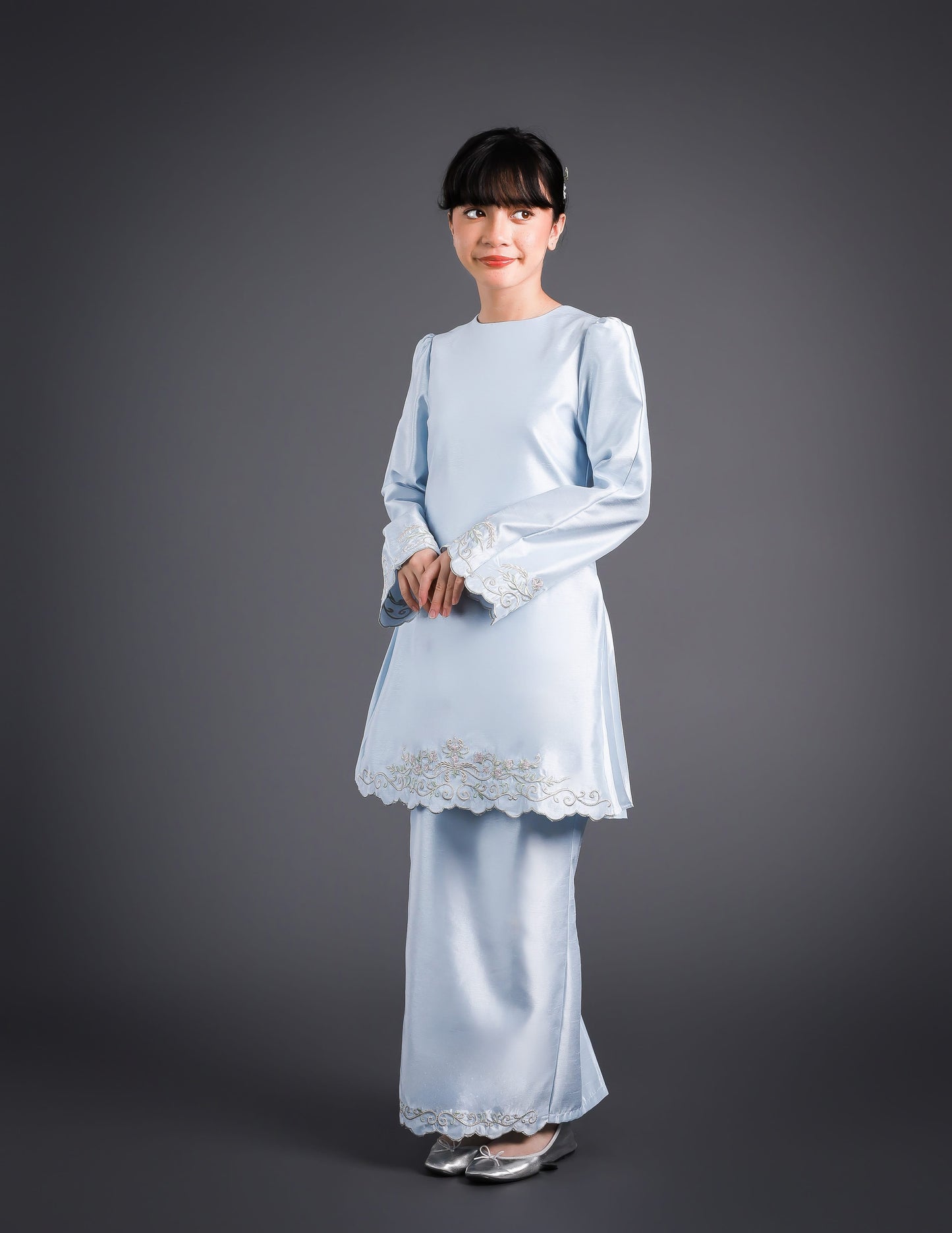 MINOR DEFECT MELATI KURUNG KIDS (BABY BLUE)