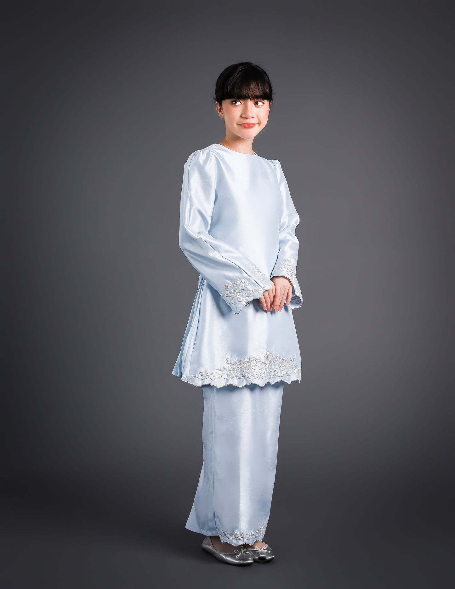 MINOR DEFECT MELATI KURUNG KIDS (BABY BLUE)