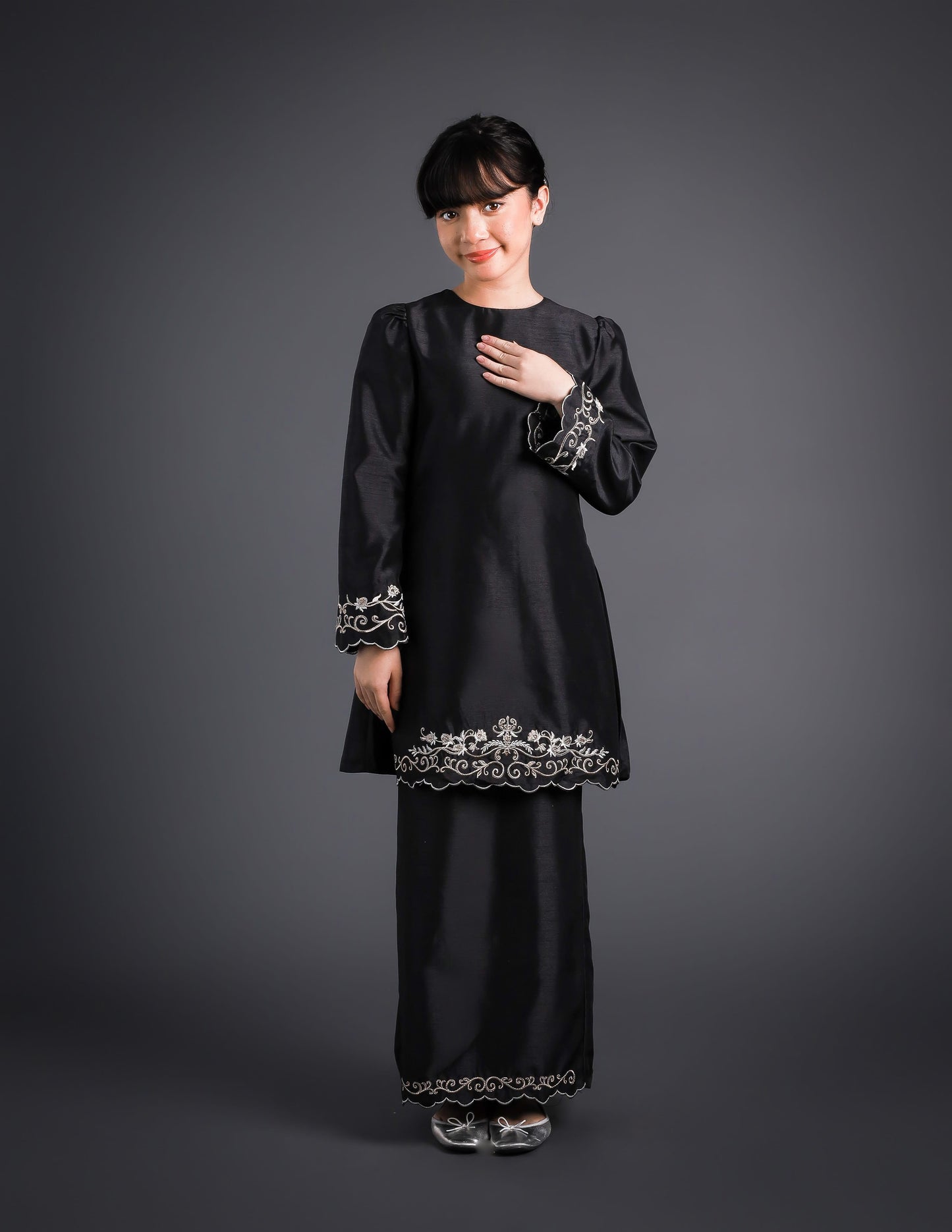 MELATI KURUNG KIDS (BLACK)