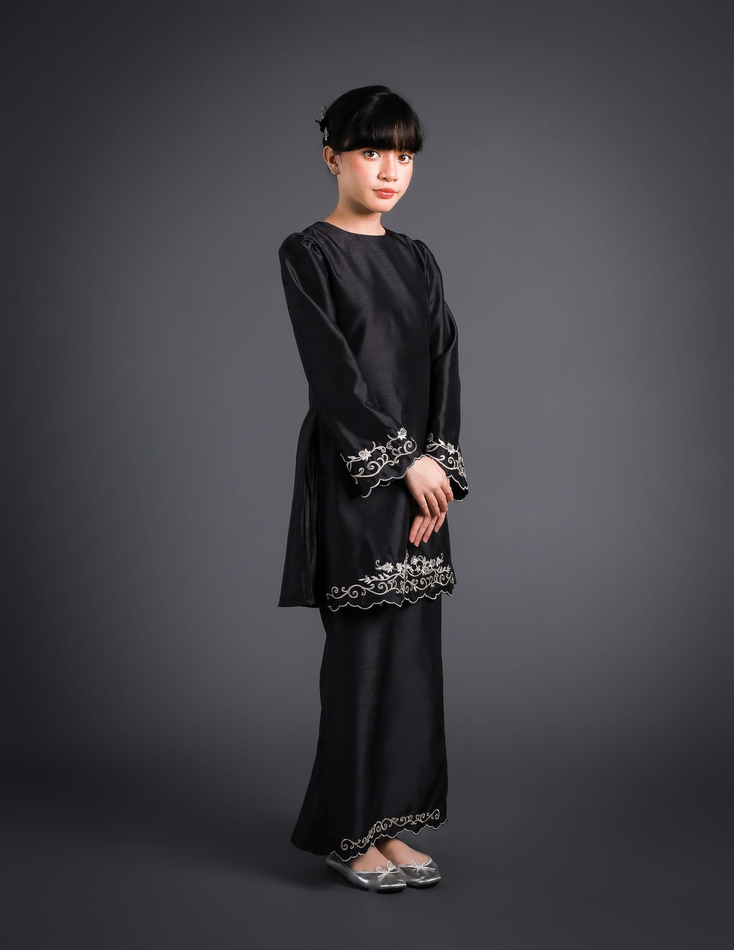 MELATI KURUNG KIDS (BLACK)