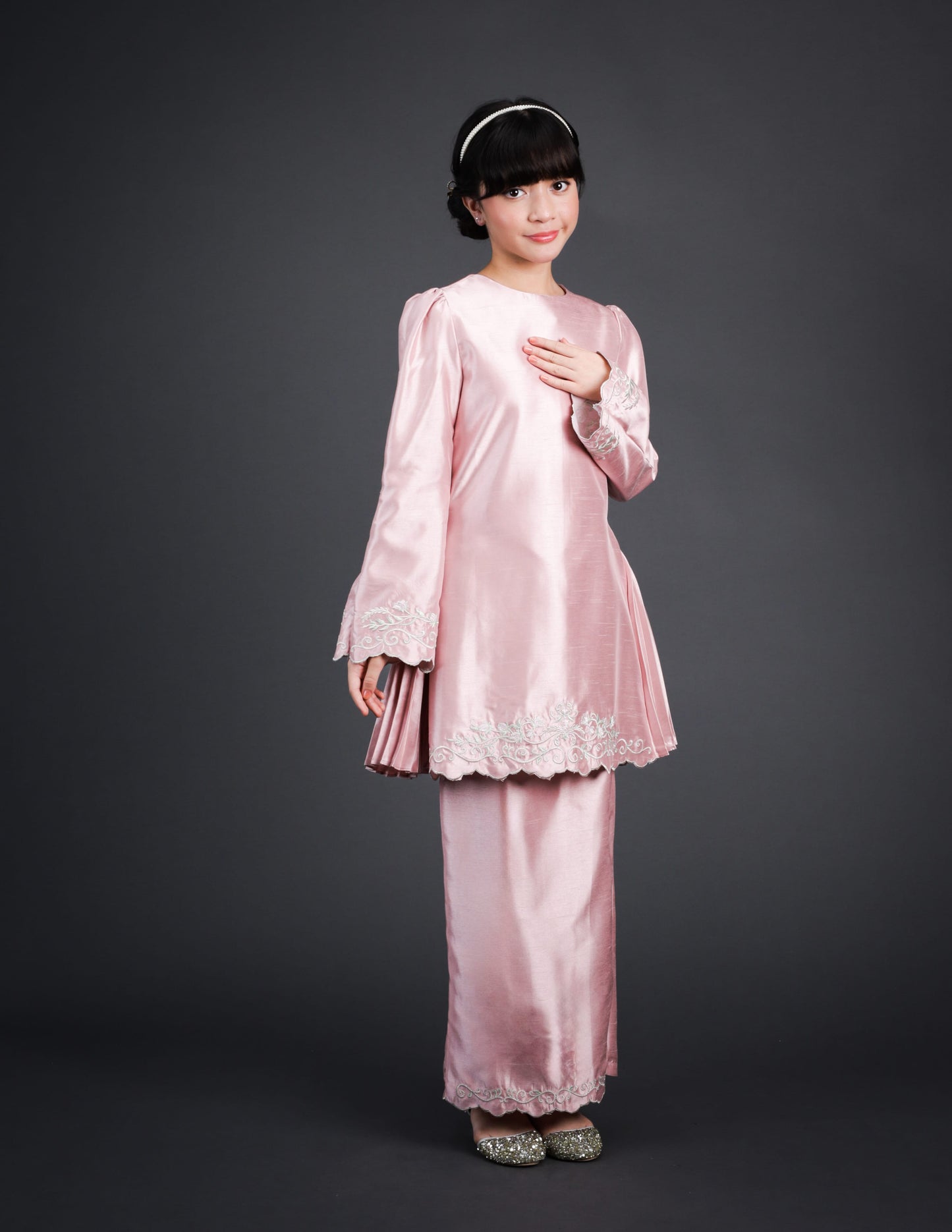 MELATI KURUNG KIDS (DUSTY PINK)