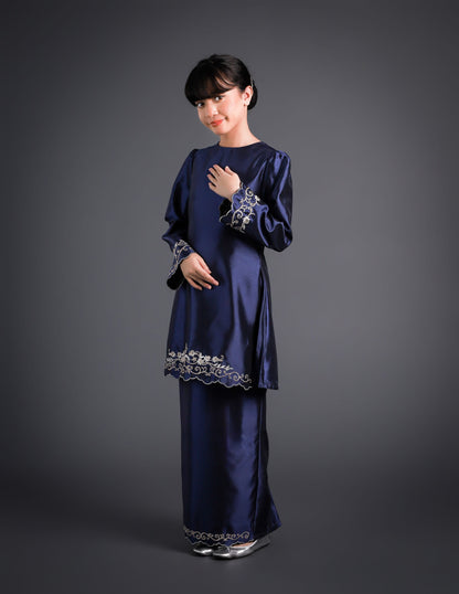 MELATI KURUNG KIDS (NAVY BLUE)