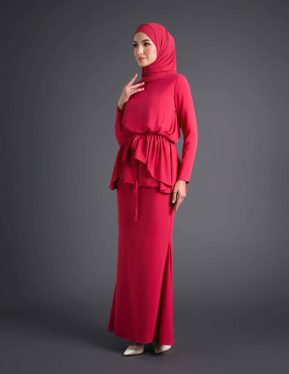 MINOR DEFECT MELIA KURUNG (FUCHSIA)