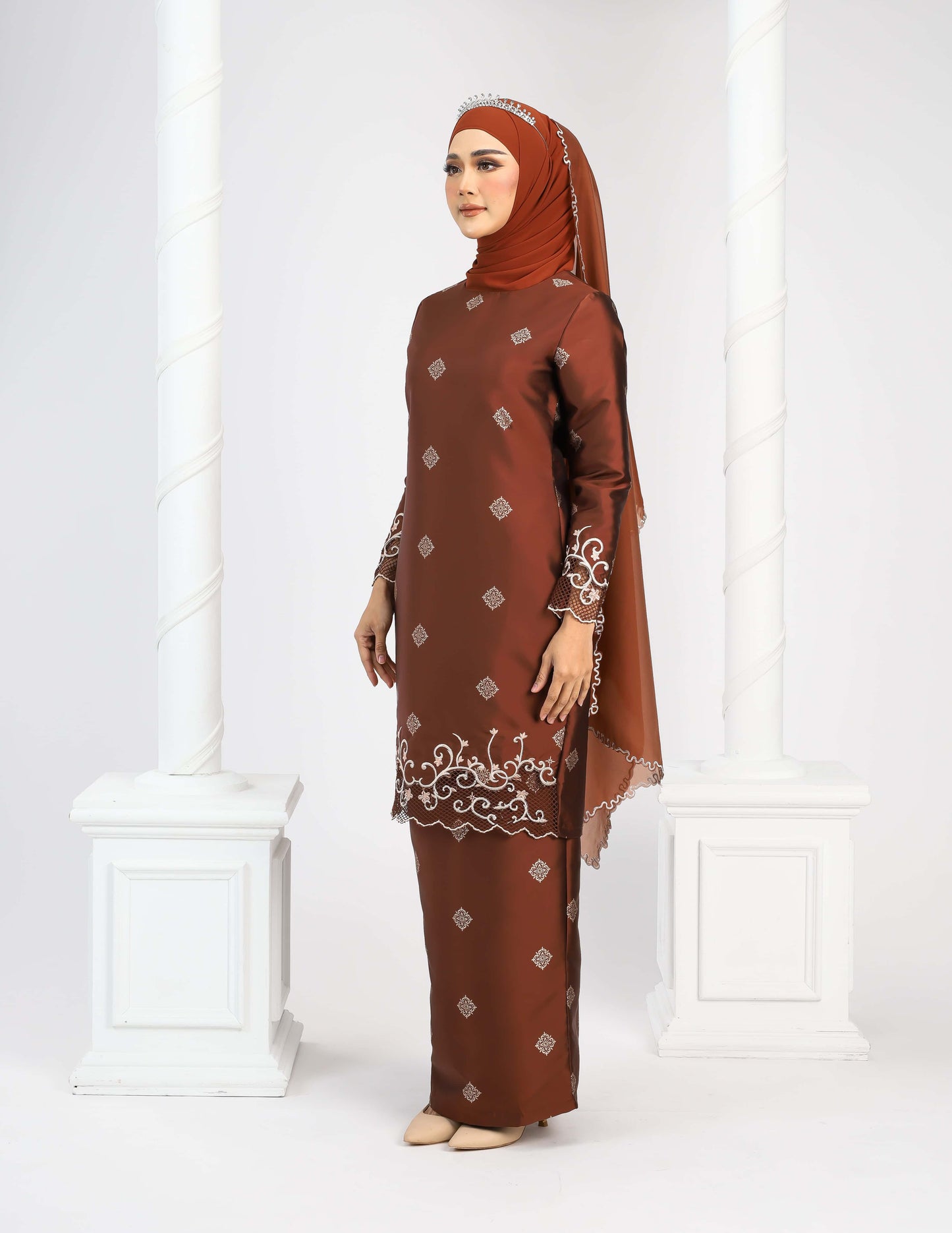 MINOR DEFECT DAYANG KURUNG (BROWN)