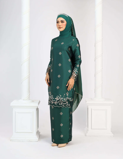 MINOR DEFECT DAYANG KURUNG (EMERALD GREEN)