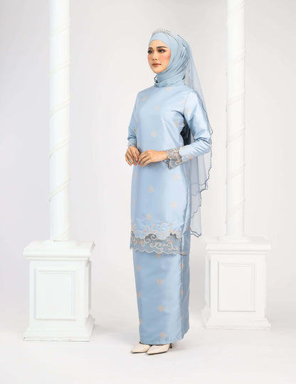 MINOR DEFECT DAYANG KURUNG (MISTY BLUE)