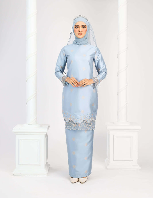 MINOR DEFECT DAYANG KURUNG (MISTY BLUE)