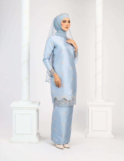 MINOR DEFECT DAYANG KURUNG (MISTY BLUE)