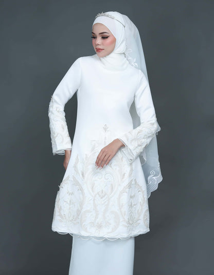 MINOR DEFECT ERMINA KURUNG (OFF WHITE)