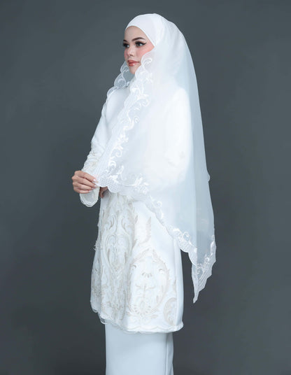 MINOR DEFECT ERMINA KURUNG (OFF WHITE)