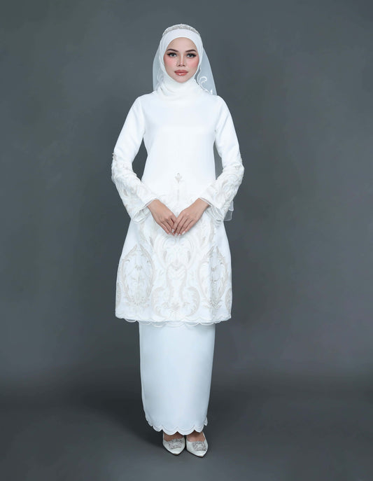 MINOR DEFECT ERMINA KURUNG (OFF WHITE)