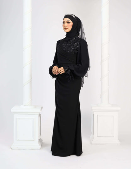 MINOR DEFECT LENORA DRESS (BLACK)