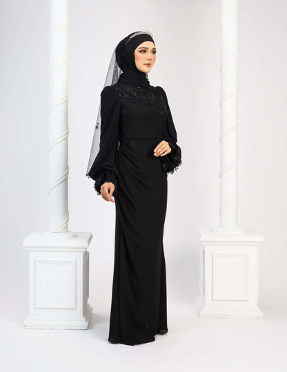 MINOR DEFECT LENORA DRESS (BLACK)