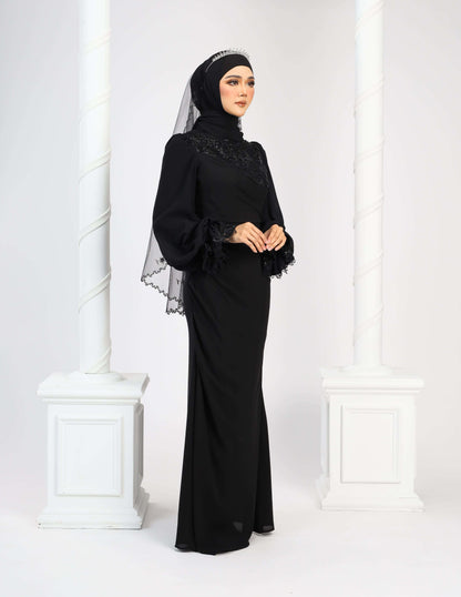 MINOR DEFECT LENORA DRESS (BLACK)