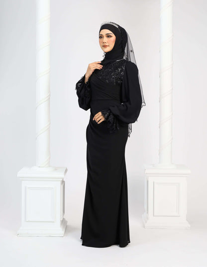 MINOR DEFECT LENORA DRESS (BLACK)