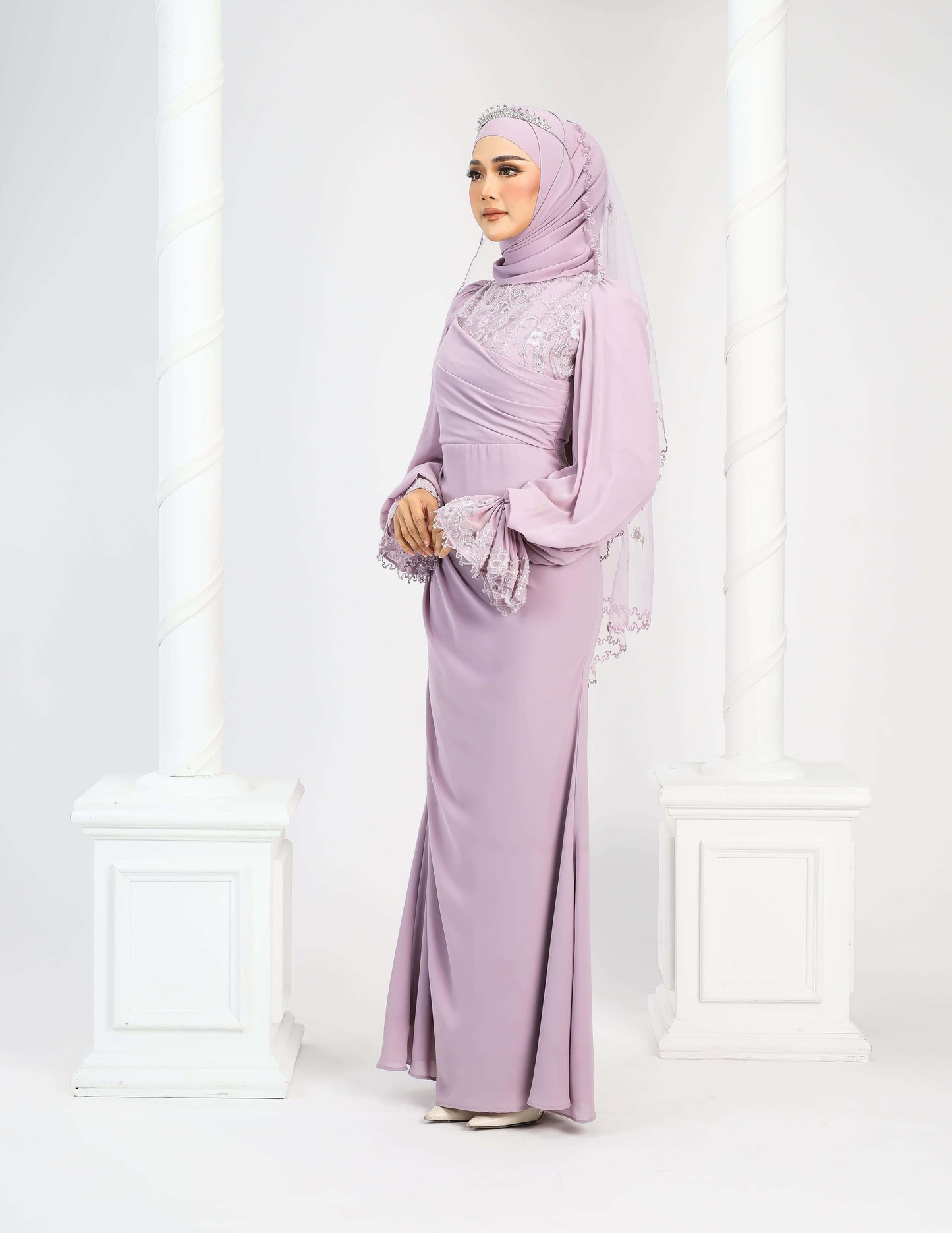 MINOR DEFECT LENORA DRESS (LAVENDER)
