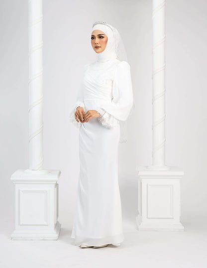 LENORA DRESS (OFF WHITE)