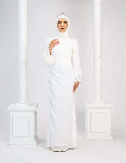 LENORA DRESS (OFF WHITE)