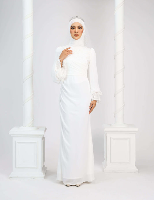 LENORA DRESS (OFF WHITE)