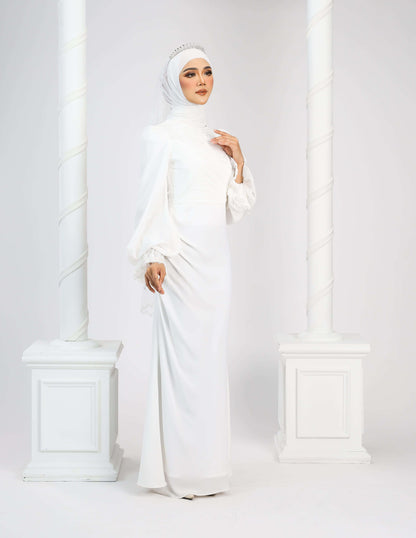 LENORA DRESS (OFF WHITE)