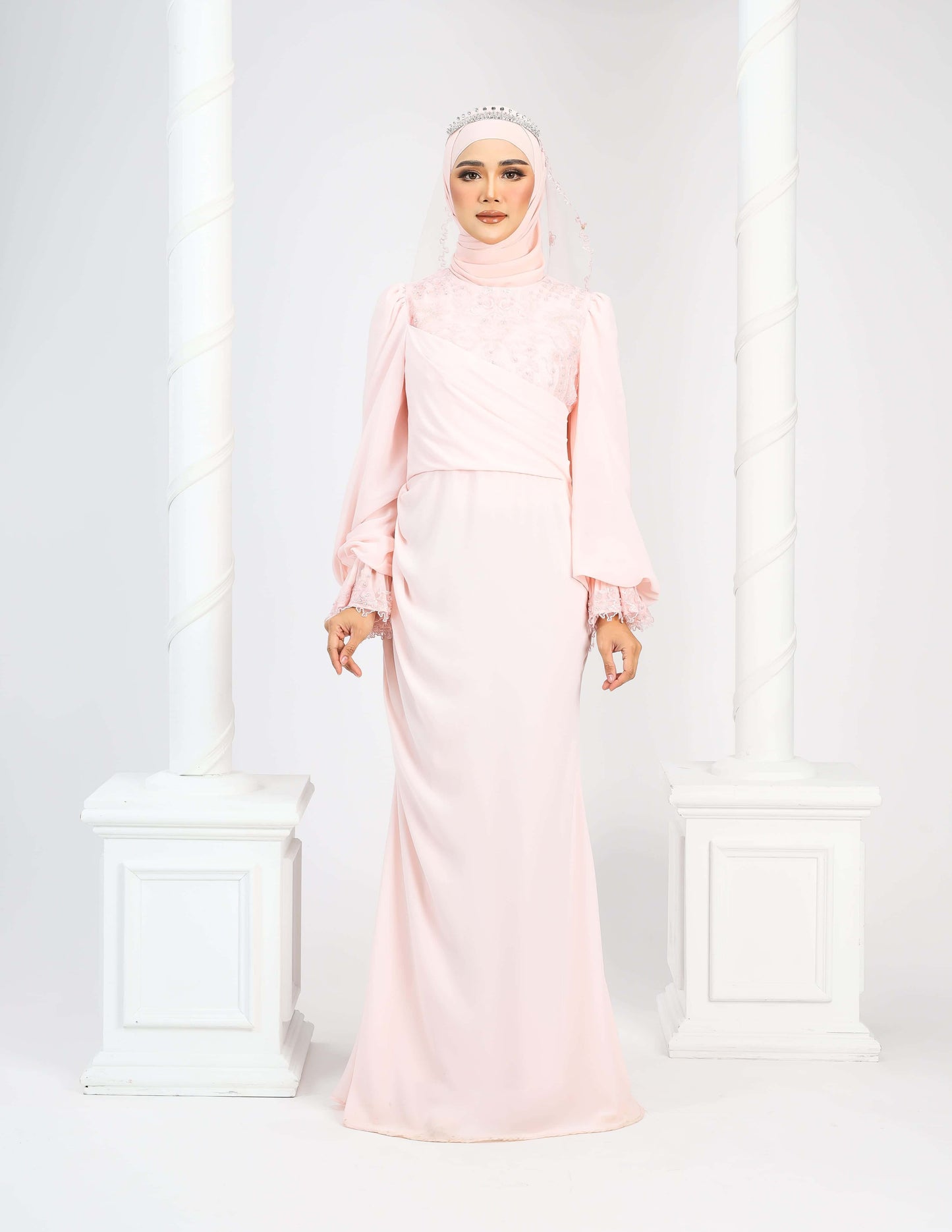 MINOR DEFECT LENORA DRESS (PEACH)
