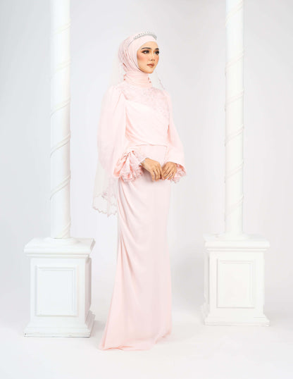 MINOR DEFECT LENORA DRESS (PEACH)