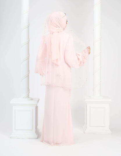 MINOR DEFECT LENORA DRESS (PEACH)