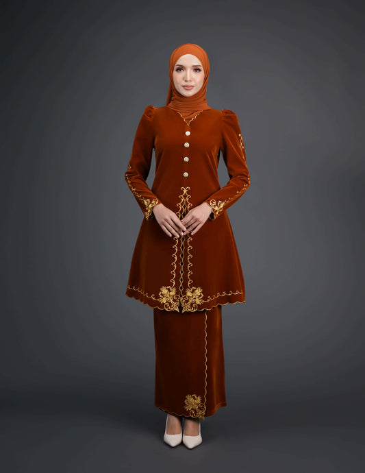 MINOR DEFECT NAIFAH KEBAYA (BRICK ORANGE)