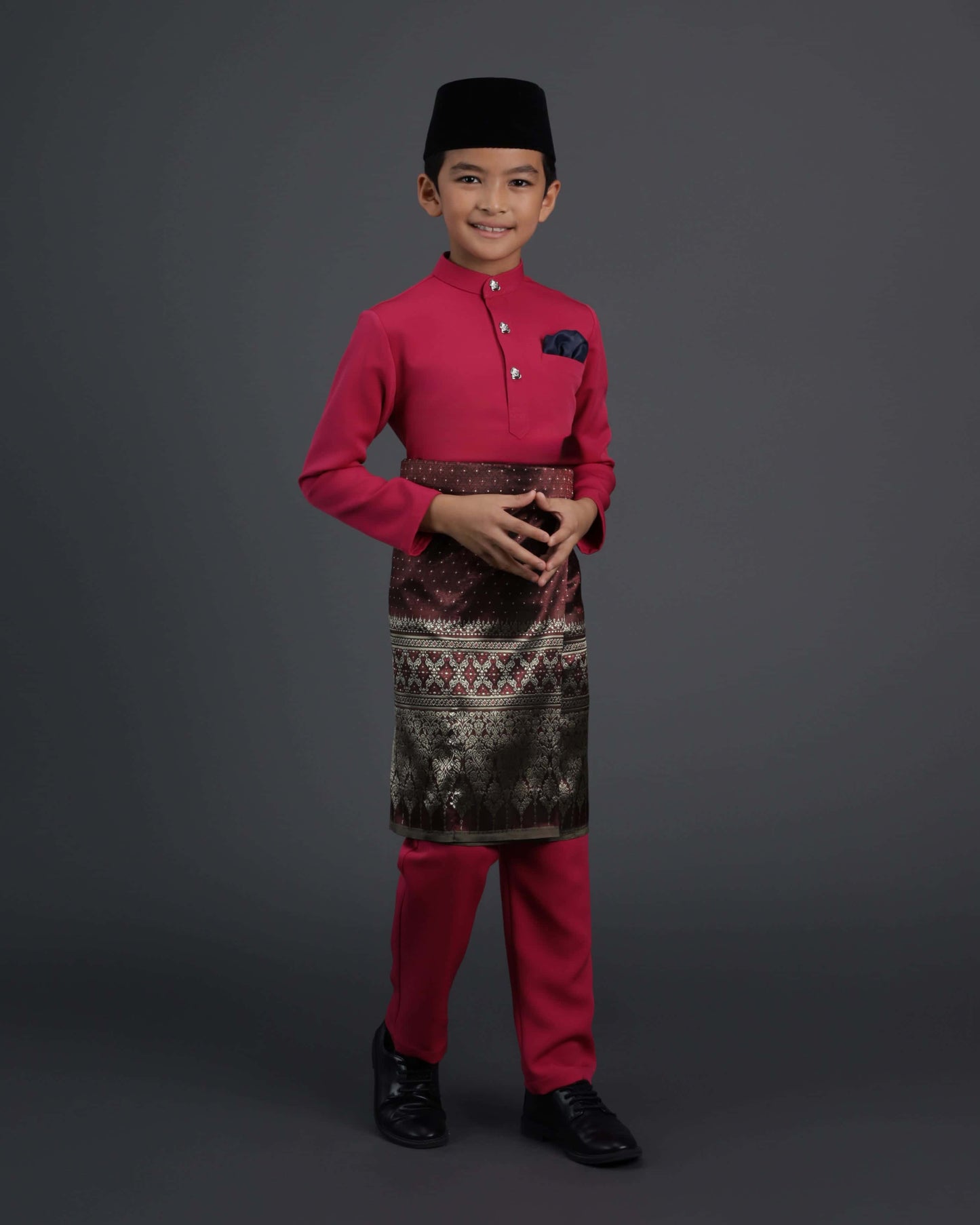 MINOR DEFECT SOULTAN BAJU MELAYU FOR KIDS (FUCHSIA)