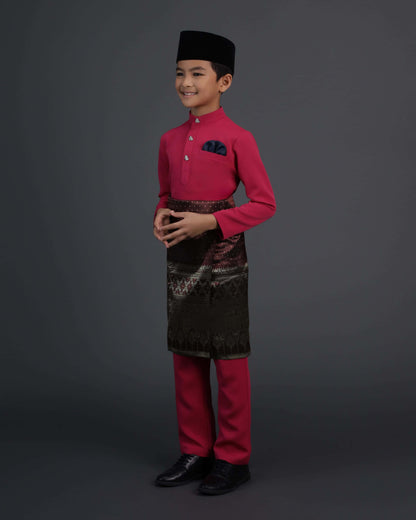 MINOR DEFECT SOULTAN BAJU MELAYU FOR KIDS (FUCHSIA)