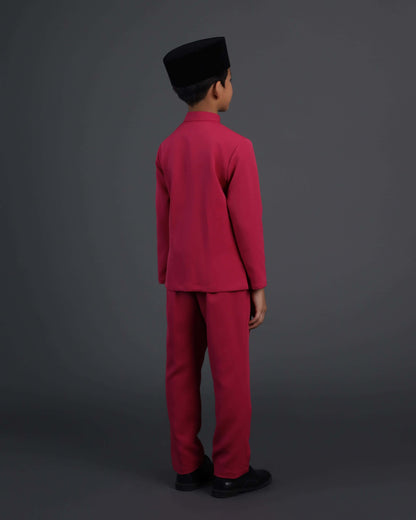 MINOR DEFECT SOULTAN BAJU MELAYU FOR KIDS (FUCHSIA)