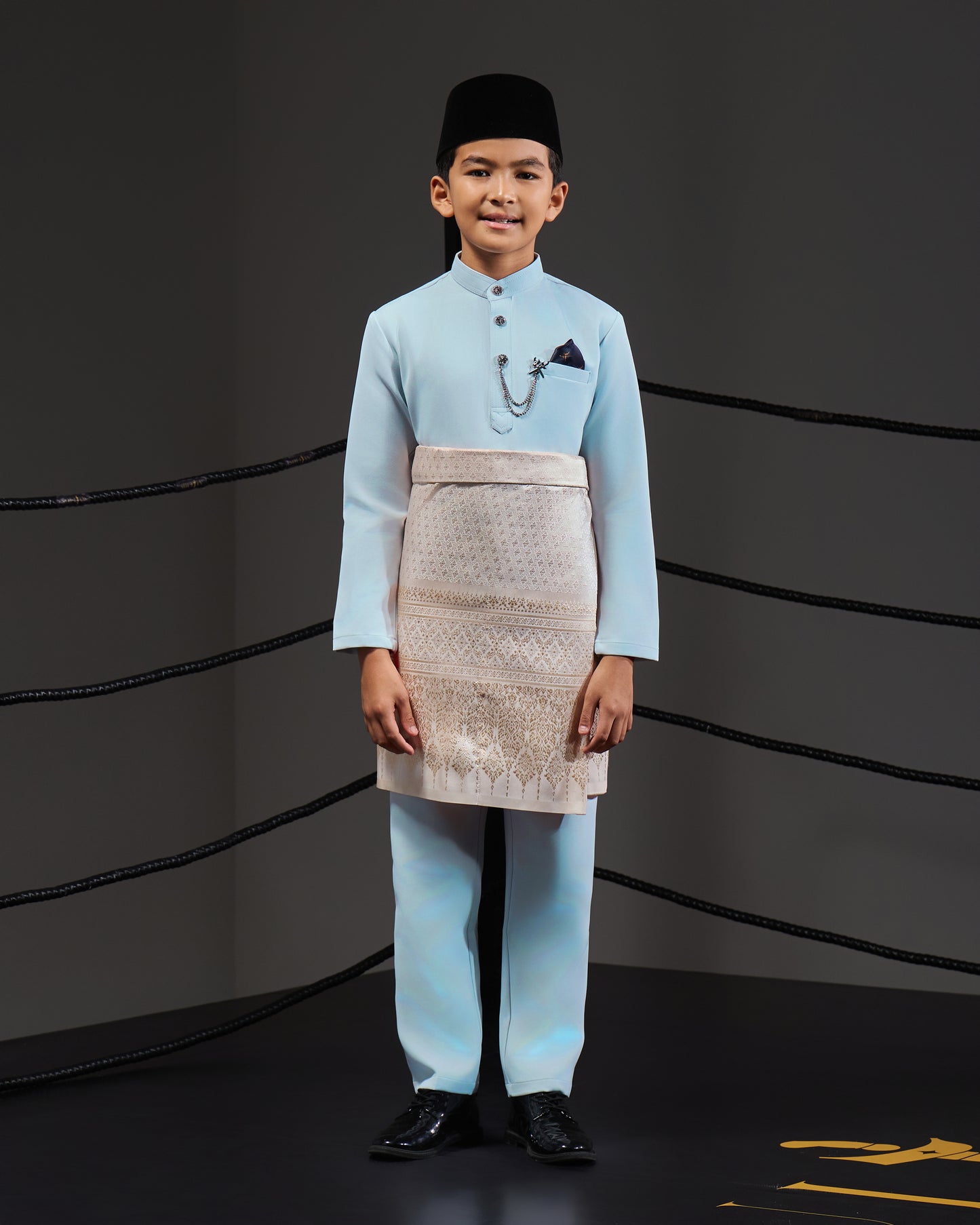 SOULTAN BAJU MELAYU FOR KIDS (MISTY BLUE)