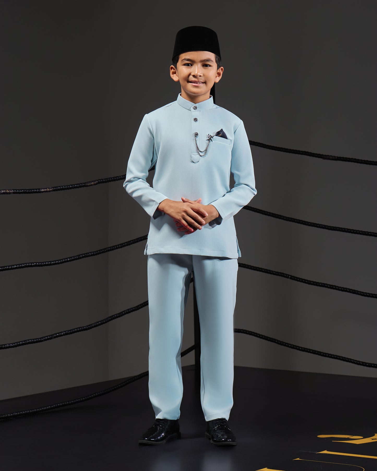 SOULTAN BAJU MELAYU FOR KIDS (MISTY BLUE)