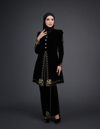 NAIFAH KEBAYA (BLACK)