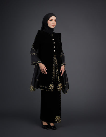 NAIFAH KEBAYA (BLACK)