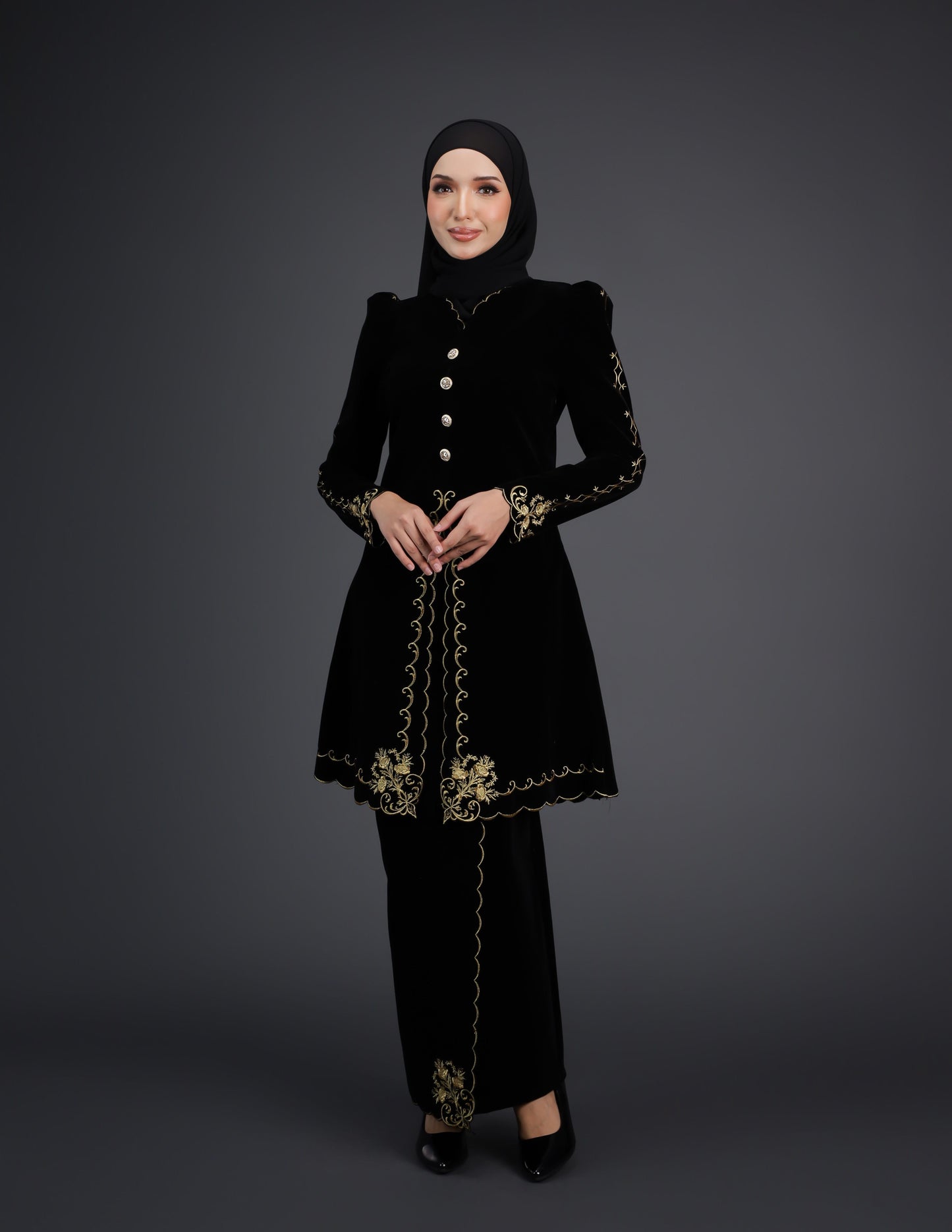 NAIFAH KEBAYA (BLACK)