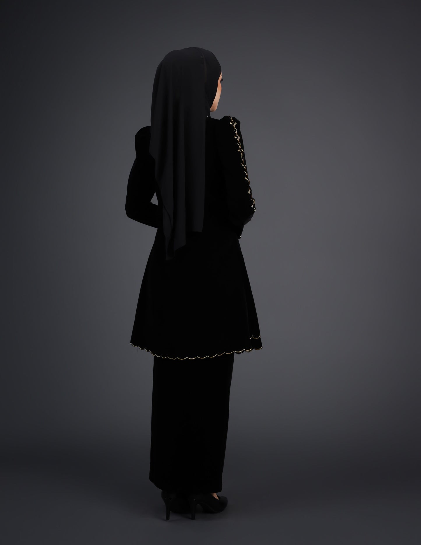 NAIFAH KEBAYA (BLACK)