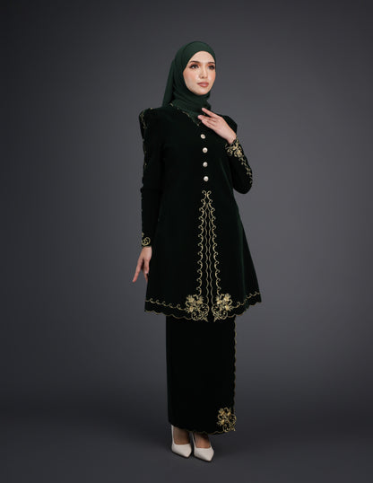 NAIFAH KEBAYA (EMERALD GREEN)