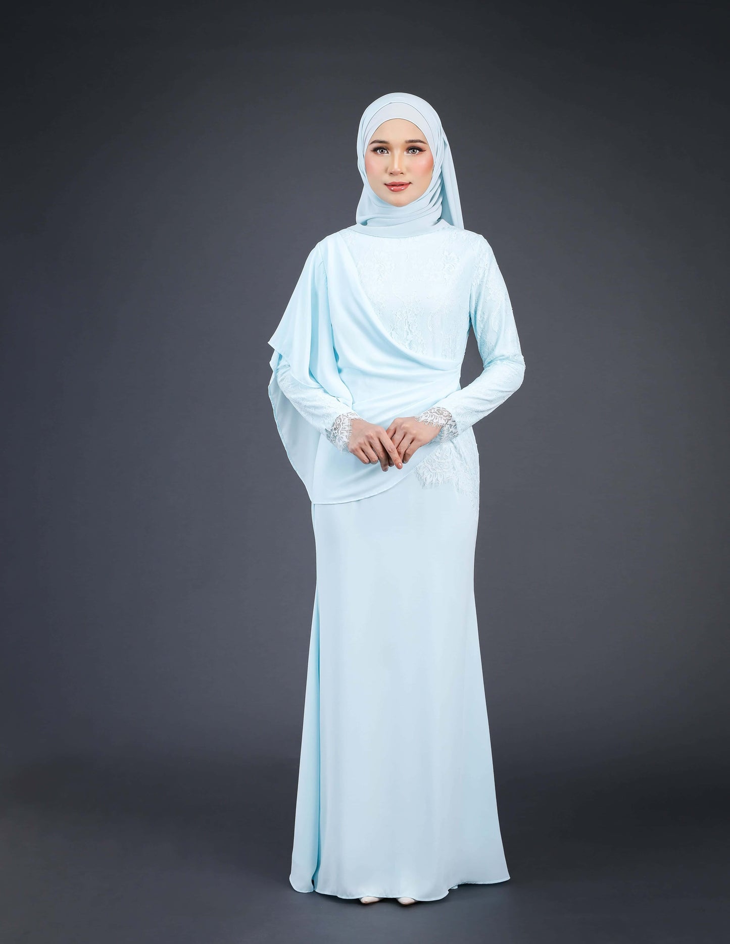 NATALYA DRESS (AQUA BLUE)