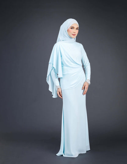 NATALYA DRESS (AQUA BLUE)