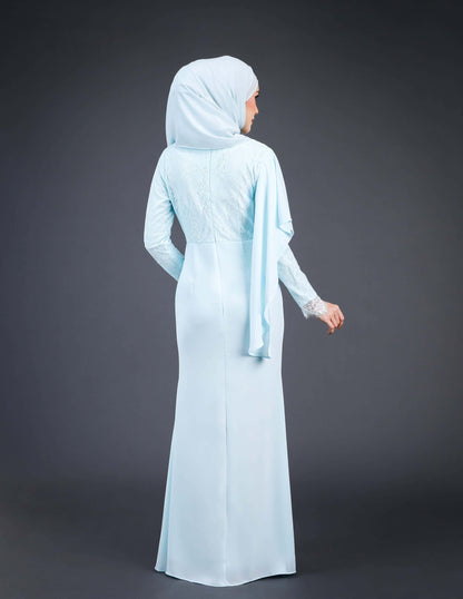 NATALYA DRESS (AQUA BLUE)