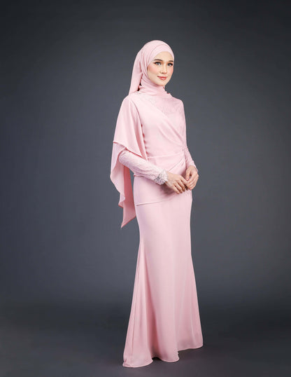 NATALYA DRESS (DUSTY PINK)