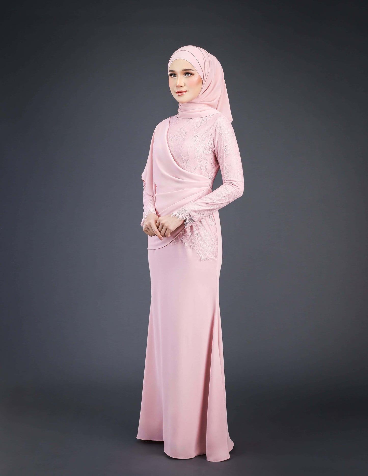 NATALYA DRESS (DUSTY PINK)