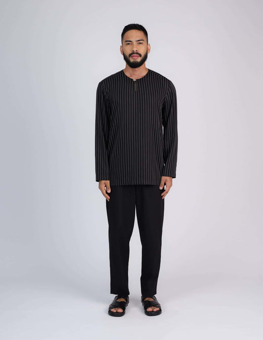 NAUFAL KURTA (BLACK)