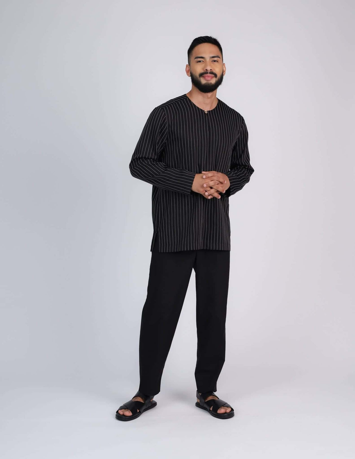 NAUFAL KURTA (BLACK)