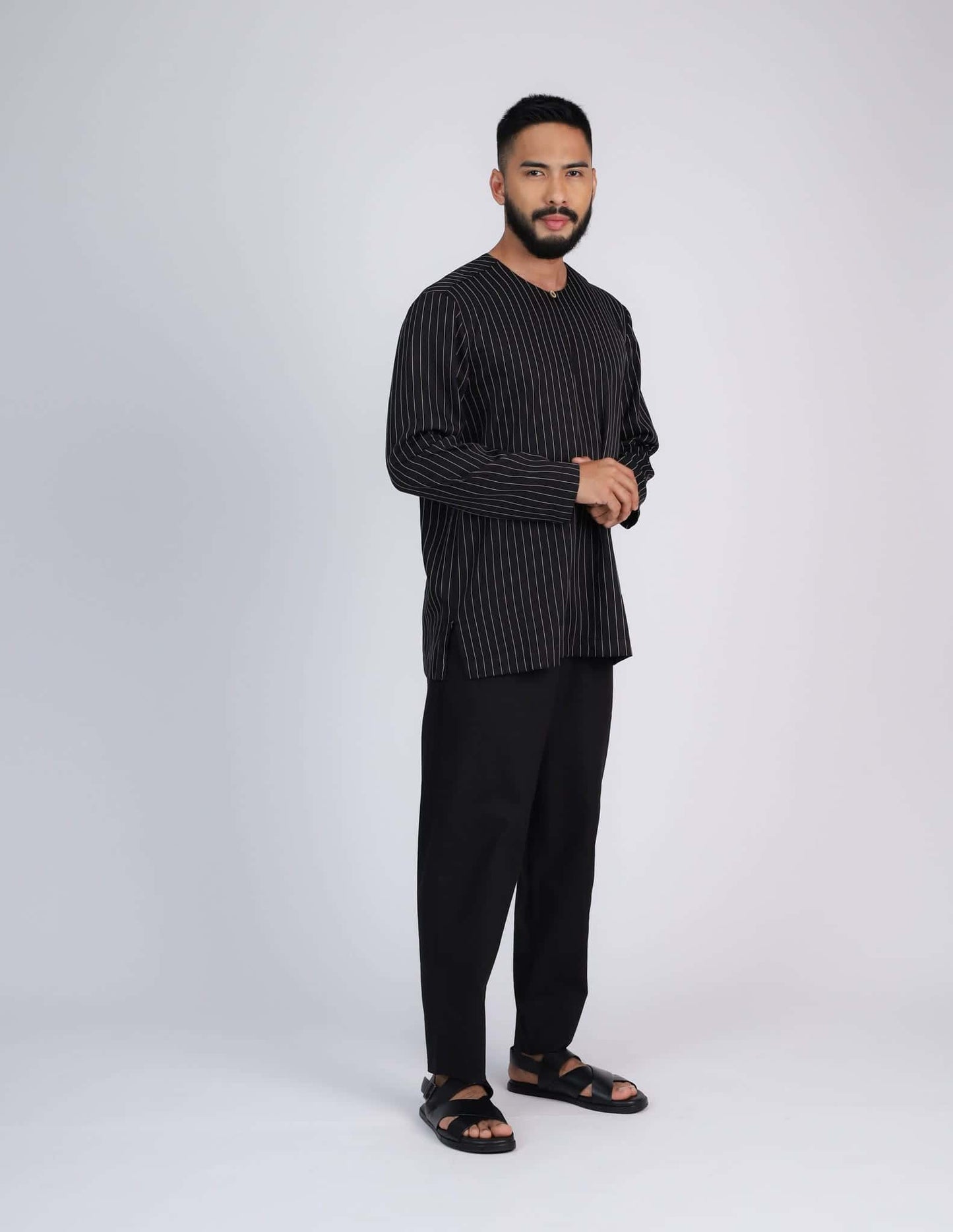 NAUFAL KURTA (BLACK)