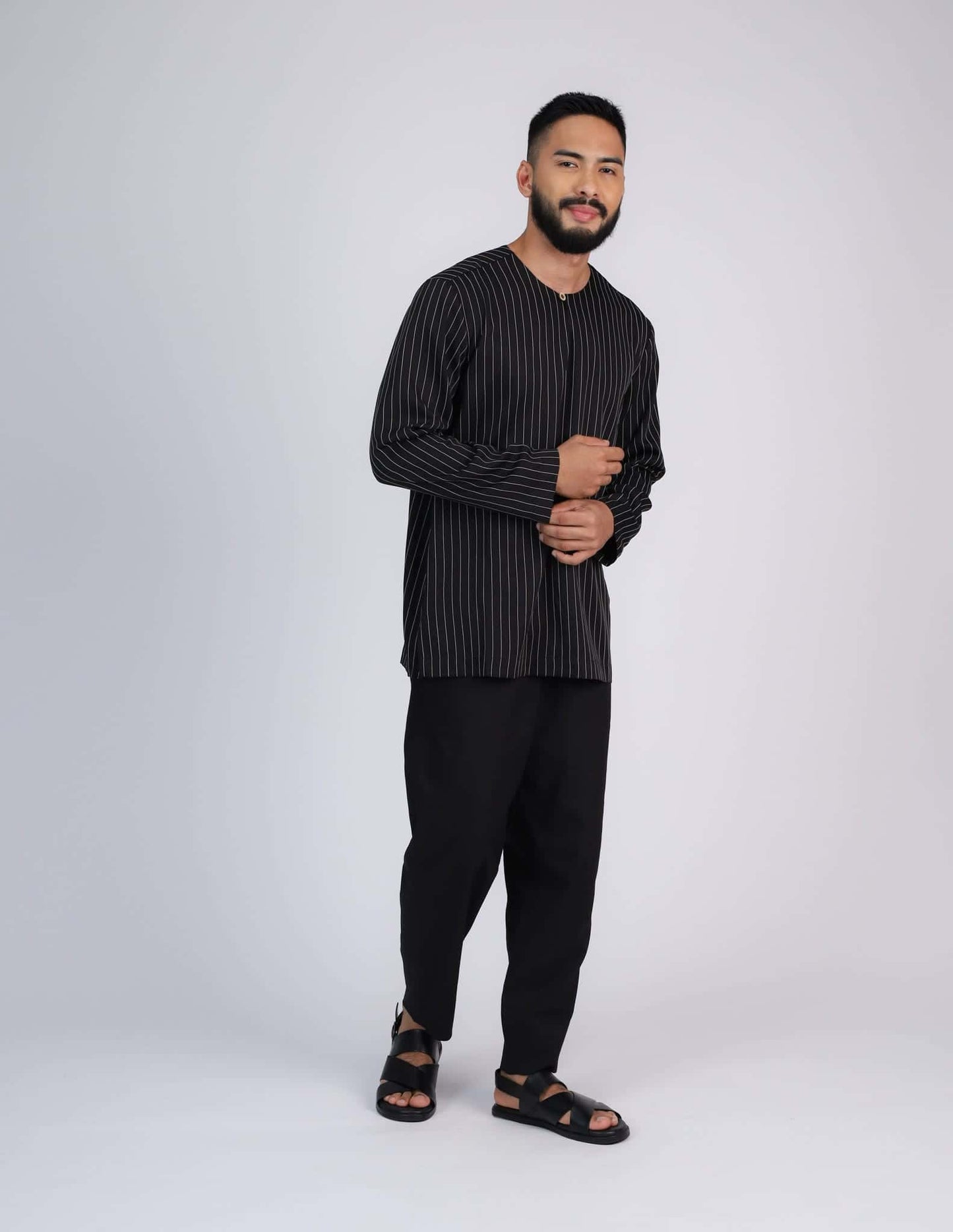 NAUFAL KURTA (BLACK)