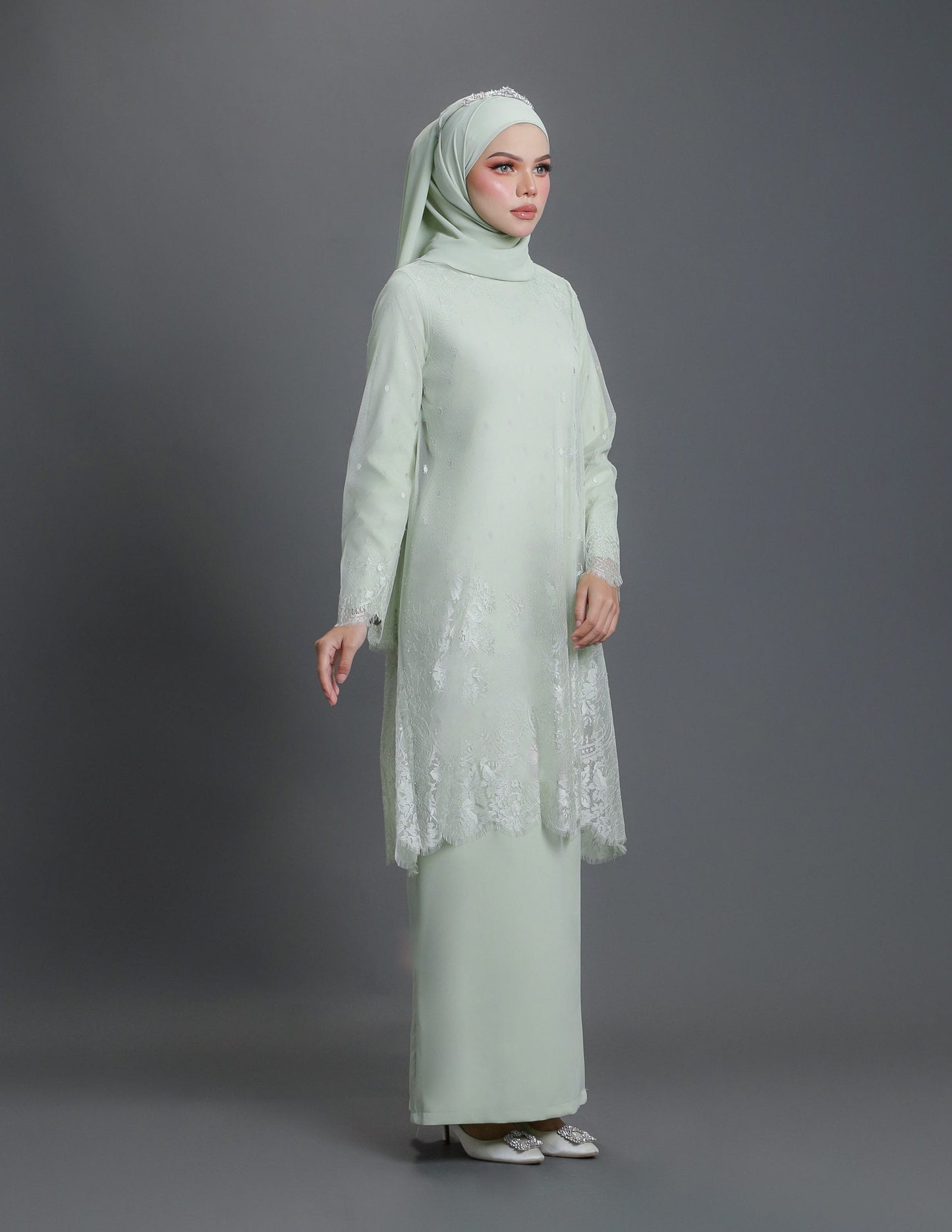 NAYLA DRESS (GREEN TEA)